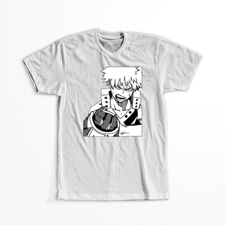 Koszulka Biała My Hero Academia / Akademia bohaterów - WYBIERZ KOLOR KOSZULKI I FASON