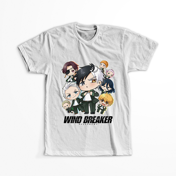 Koszulka Biała Wind Breaker - WYBIERZ FASON I KOLOR KOSZULKI