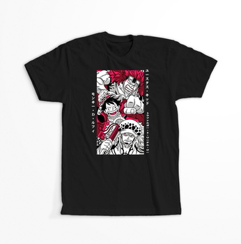 Koszulka Czarna One Piece - WYBIERZ KOLOR KOSZULKI I FASON