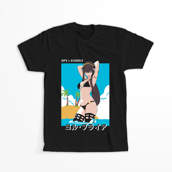 Koszulka Czarna Spy X Family - WYBIERZ KOLOR KOSZULKI I FASON