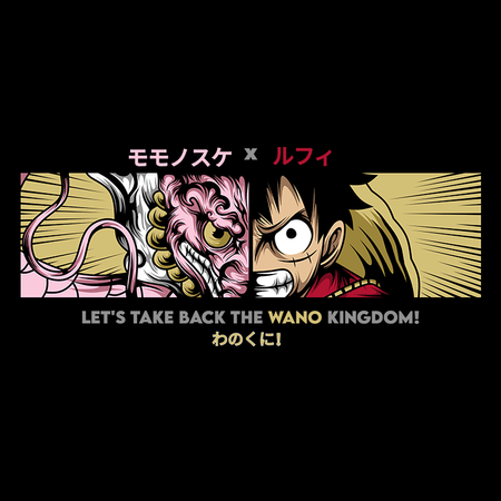 Koszulka Biała One Piece - WYBIERZ KOLOR KOSZULKI I FASON