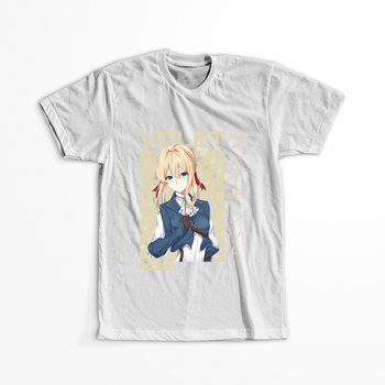 Koszulka Biała Violet Evergarden WYBIERZ KOLOR KOSZULKI I FASON