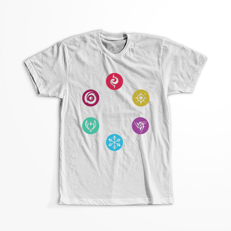 Koszulka Biała Wuthering Waves - WYBIERZ FASON I KOLOR KOSZULKI 