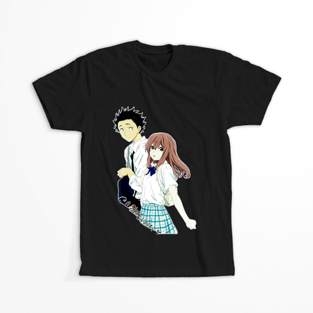 Koszulka Czarna Koe no katachi - WYBIERZ KOLOR KOSZULKI I FASON