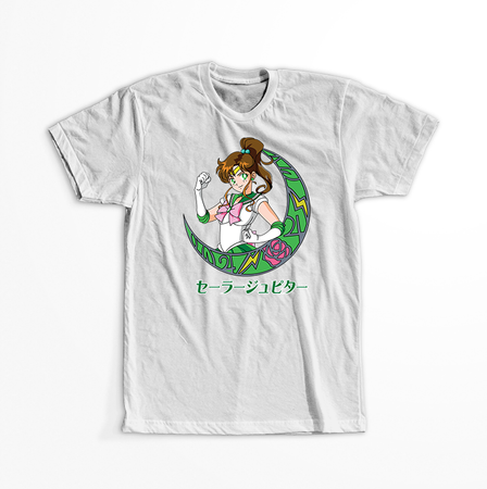 Koszulka Biała - Czarodziejka z księżyca / Sailor Moon - WYBIERZ KOLOR KOSZULKI I FASON
