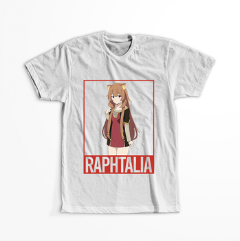 Koszulka Biała - The Rising of the Shield Hero - WYBIERZ KOLOR KOSZULKI I FASON