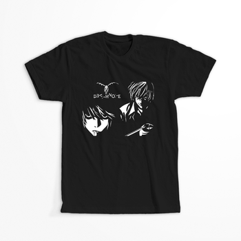 Koszulka Czarna Death Note - WYBIERZ KOLOR KOSZULKI I FASON
