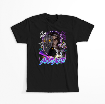 Koszulka Czarna - League of Legends & Arcane - WYBIERZ KOLOR KOSZULKI I FASON