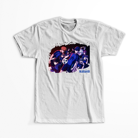 Koszulka Biała - Blue Lock - WYBIERZ KOLOR KOSZULKI I FASON