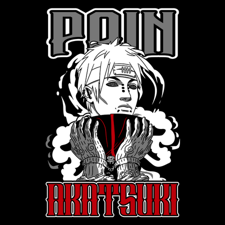 Koszulka Czarna Naruto / Boruto - WYBIERZ KOLOR KOSZULKI I FASON