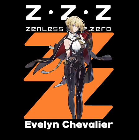 Koszulka Czarna - Zenless Zone Zero - WYBIERZ KOLOR KOSZULKI I FASON