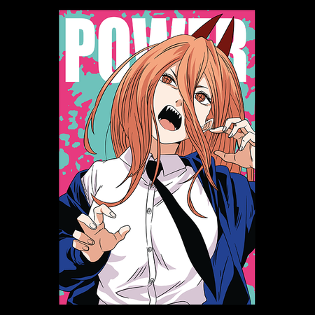 Koszulka Biała  Chainsaw Man WYBIERZ KOLOR KOSZULKI I FASON