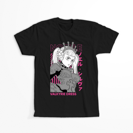 Koszulka Czarna - Black Clover - WYBIERZ KOLOR KOSZULKI I FASON