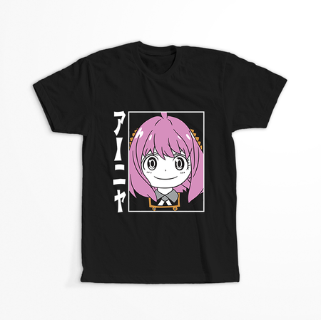 Koszulka Czarna Spy X Family - WYBIERZ KOLOR KOSZULKI I FASON