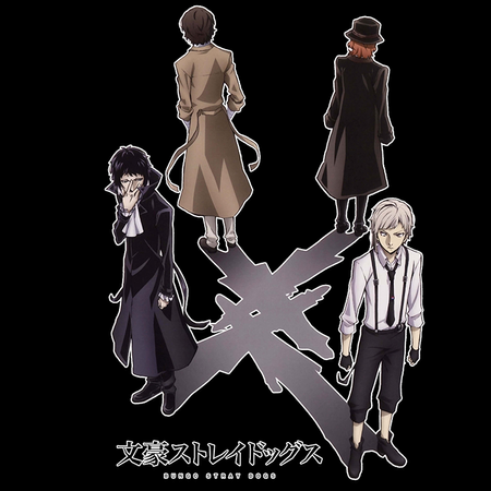 Koszulka Biała - Bungou Stray Dogs  - WYBIERZ KOLOR KOSZULKI I FASON