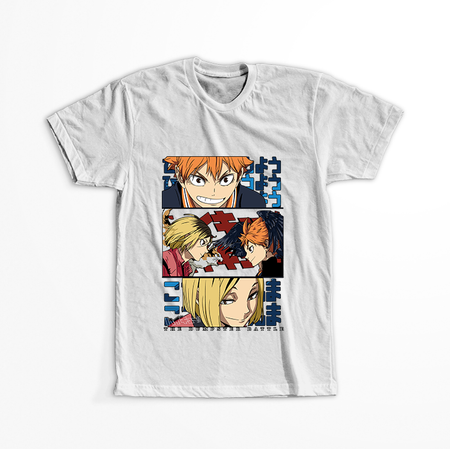 Koszulka Biała - Haikyuu!! - WYBIERZ KOLOR KOSZULKI I FASON