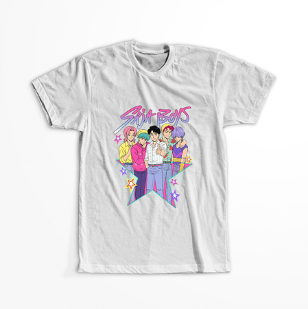 Koszulka Biała KPop Demon Hunters WYBIERZ KOLOR KOSZULKI I FASON