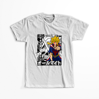 Koszulka Biała My Hero Academia / Akademia bohaterów - WYBIERZ KOLOR KOSZULKI I FASON