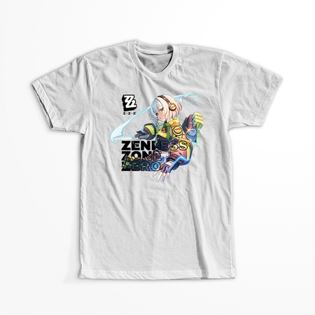 Koszulka Biała - Zenless Zone Zero - WYBIERZ KOLOR KOSZULKI I FASON