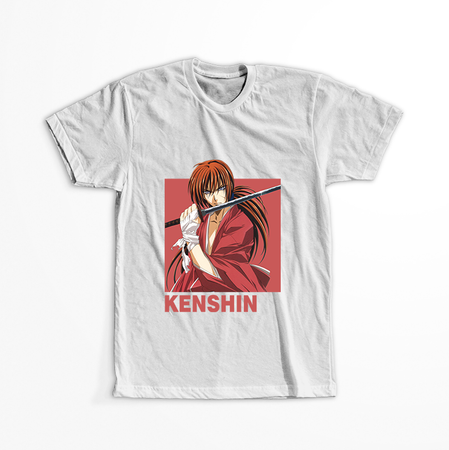 Koszulka Biała Rurouni Kenshin WYBIERZ KOLOR KOSZULKI I FASON