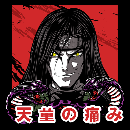 Koszulka Czarna Naruto / Boruto - WYBIERZ KOLOR KOSZULKI I FASON