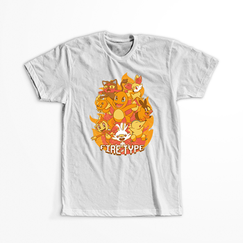 Koszulka Biała - Pokemon - WYBIERZ KOLOR KOSZULKI I FASON