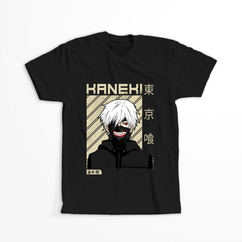 Koszulka Czarna Tokyo Ghoul - WYBIERZ KOLOR KOSZULKI I FASON