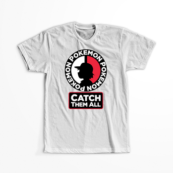 Koszulka Biała - Pokemon - WYBIERZ KOLOR KOSZULKI I FASON