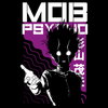 Koszulka Biała - Mob Psycho 100 - WYBIERZ KOLOR KOSZULKI I FASON