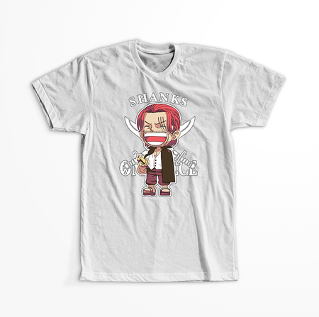 Koszulka Biała One Piece - WYBIERZ KOLOR KOSZULKI I FASON