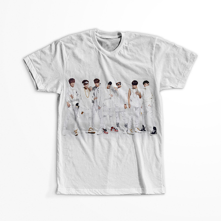 Koszulka Biała BTS WYBIERZ FASON