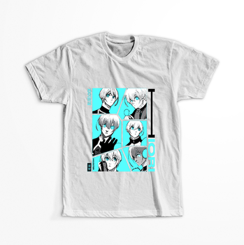 Koszulka Biała - Blue Lock - WYBIERZ KOLOR KOSZULKI I FASON