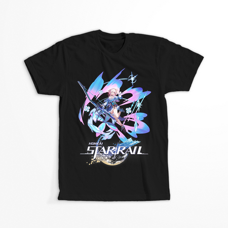 Koszulka Czarna - Honkai Star Rail - March 7th WYBIERZ KOLOR KOSZULKI I FASON