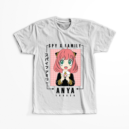 Koszulka Biała Spy X Family - WYBIERZ KOLOR KOSZULKI I FASON