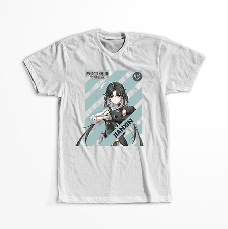 Koszulka Biała Wuthering Waves - WYBIERZ FASON I KOLOR KOSZULKI 