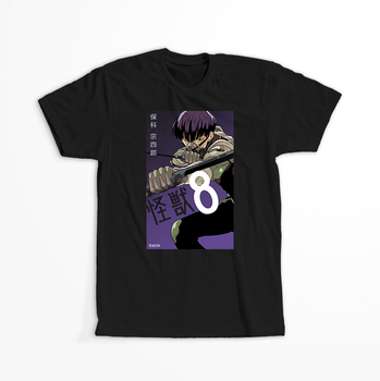 Koszulka Czarna - Kaiju No.8 - WYBIERZ KOLOR KOSZULKI I FASON