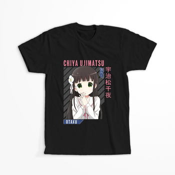 Koszulka Czarna - Is the Order a Rabbit? - WYBIERZ KOLOR KOSZULKI I FASON