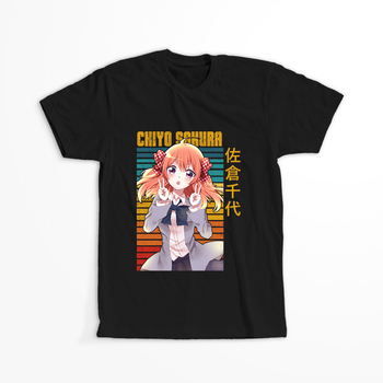 Koszulka Czarna Gekkan Shoujo Nozaki-kun - WYBIERZ FASON KOSZULKI