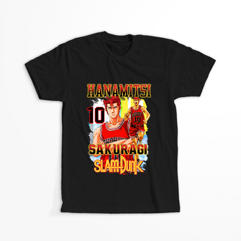 Koszulka Czarna Slam Dunk WYBIERZ KOLOR KOSZULKI I FASON