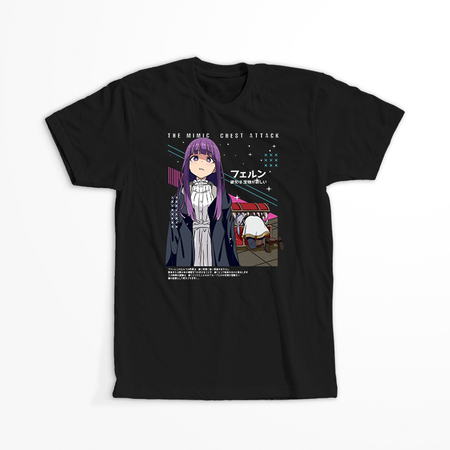 Koszulka Czarna Sousou no Frieren WYBIERZ KOLOR KOSZULKI I FASON