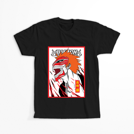 Koszulka Czarna Bleach - WYBIERZ KOLOR KOSZULKI I FASON