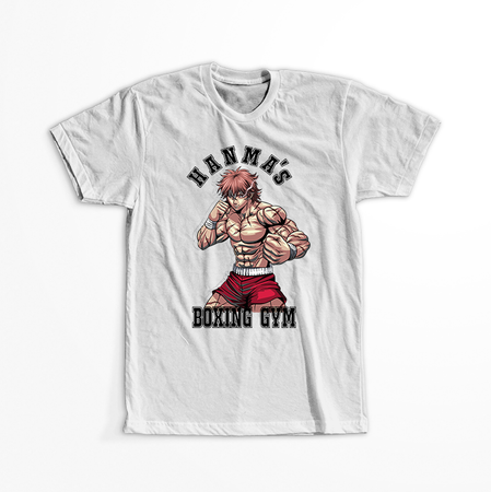 Koszulka Biała Baki the Grappler - WYBIERZ KOLOR KOSZULKI I FASON