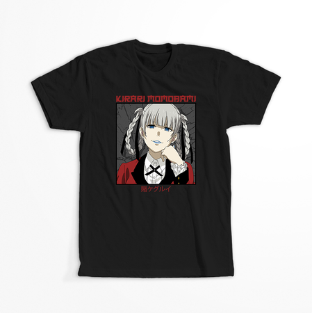 Koszulka Czarna - Kakegurui - WYBIERZ KOLOR KOSZULKI I FASON