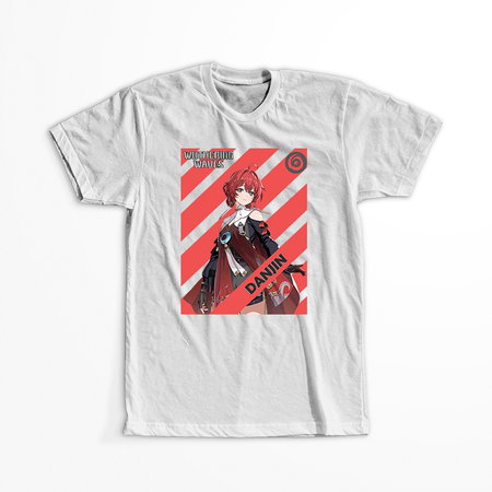 Koszulka Biała Wuthering Waves - WYBIERZ FASON I KOLOR KOSZULKI 