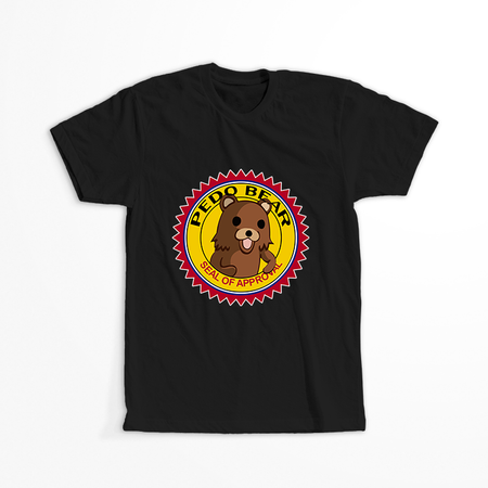 Koszulka Czarna Pedobear - WYBIERZ KOLOR KOSZULKI I FASON