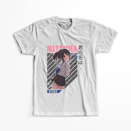 Koszulka Biała Kimi no na wa WYBIERZ KOLOR KOSZULKI I FASON