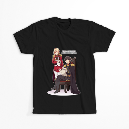 Koszulka Czarna Genjitsu Shugi Yuusha no Oukoku Saikenki WYBIERZ KOLOR KOSZULKI I FASON