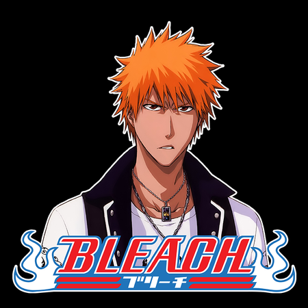 Koszulka Czarna Bleach - WYBIERZ KOLOR KOSZULKI I FASON