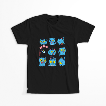 Koszulka Czarna KPop Demon Hunters WYBIERZ KOLOR KOSZULKI I FASON