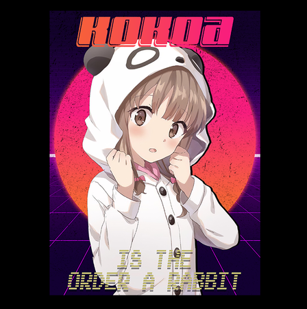 Koszulka Biała - Is the Order a Rabbit? - WYBIERZ KOLOR KOSZULKI I FASON